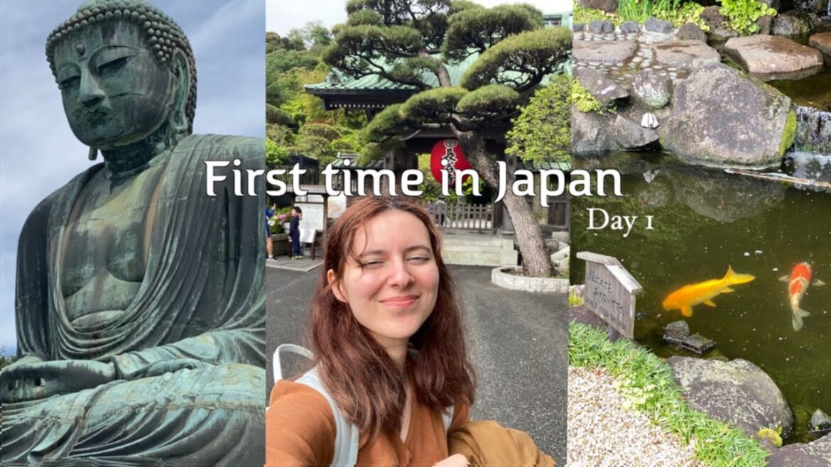 First time is Japan 🇯🇵 Day 1 ☼ Yokohama, Kamakura, first-ever jet lag, first culture shock