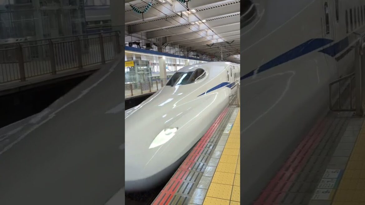 The N700S Shinkansen "Nozomi" at Hakata Station 🚅