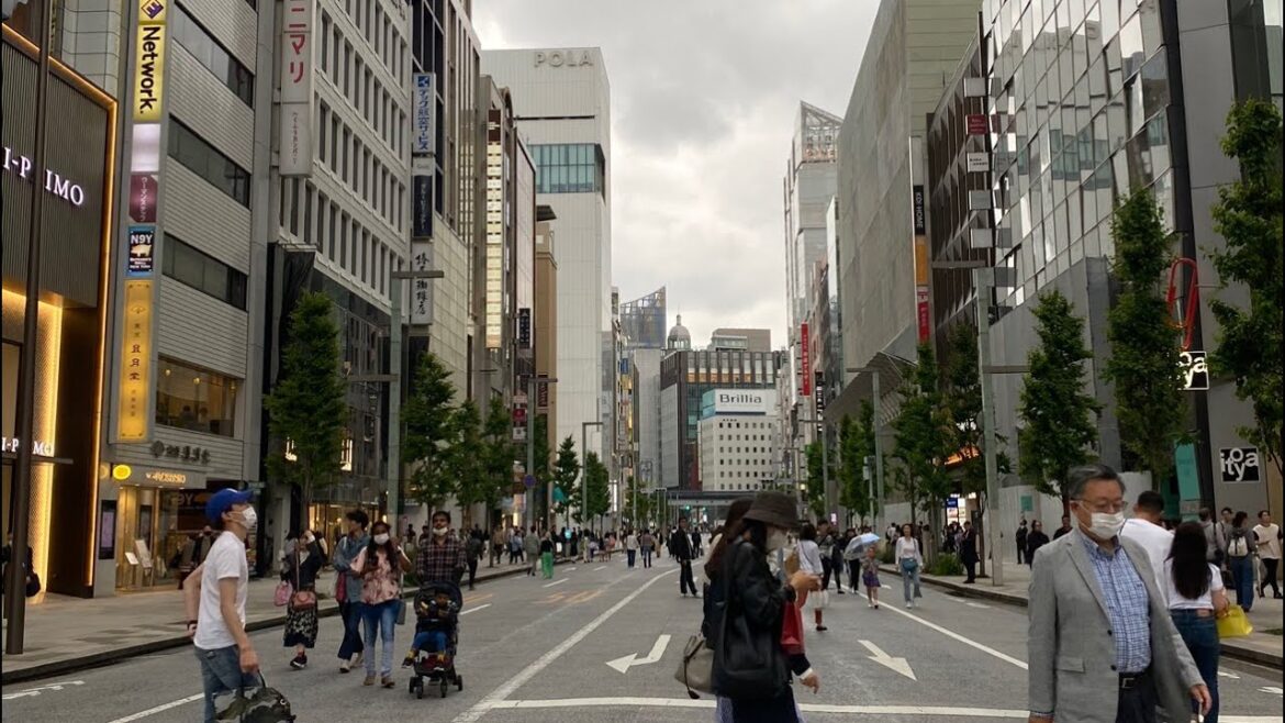 Ginza the end of the day🇯🇵Walking in Japan Ginza the end of the day🇯🇵Walking in Japan