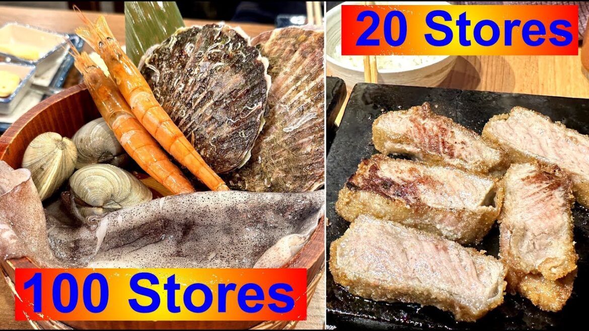 Tokyo's Famous Restaurants: Isomaru Suisan & GyuKatsu (Japan 2023 Part 25)磯丸水産 秋葉原店 牛かつもと村 渋谷店