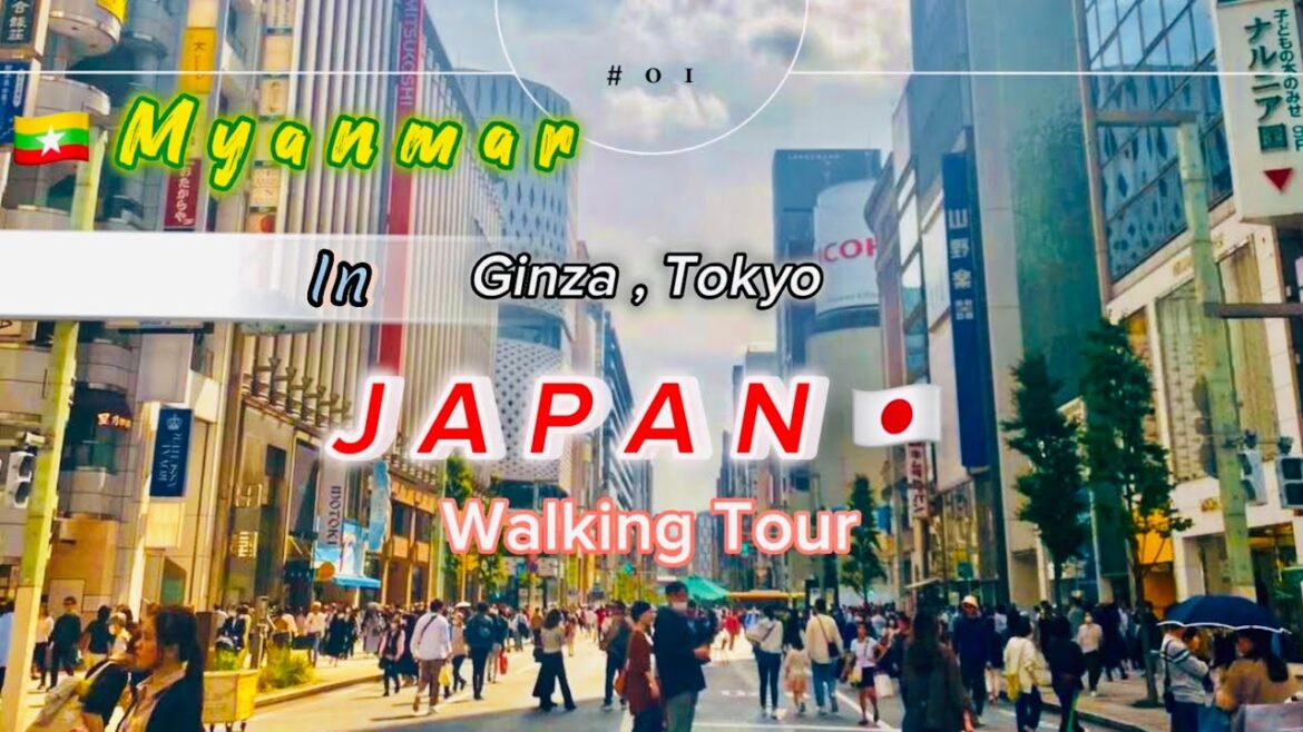 🇯🇵Walking on street of Ginza (銀座), an Upscale shopping & entertainment district, Tokyo, JAPAN 🇯🇵Walking on street of Ginza (銀座), an Upscale shopping & entertainment district, Tokyo, JAPAN