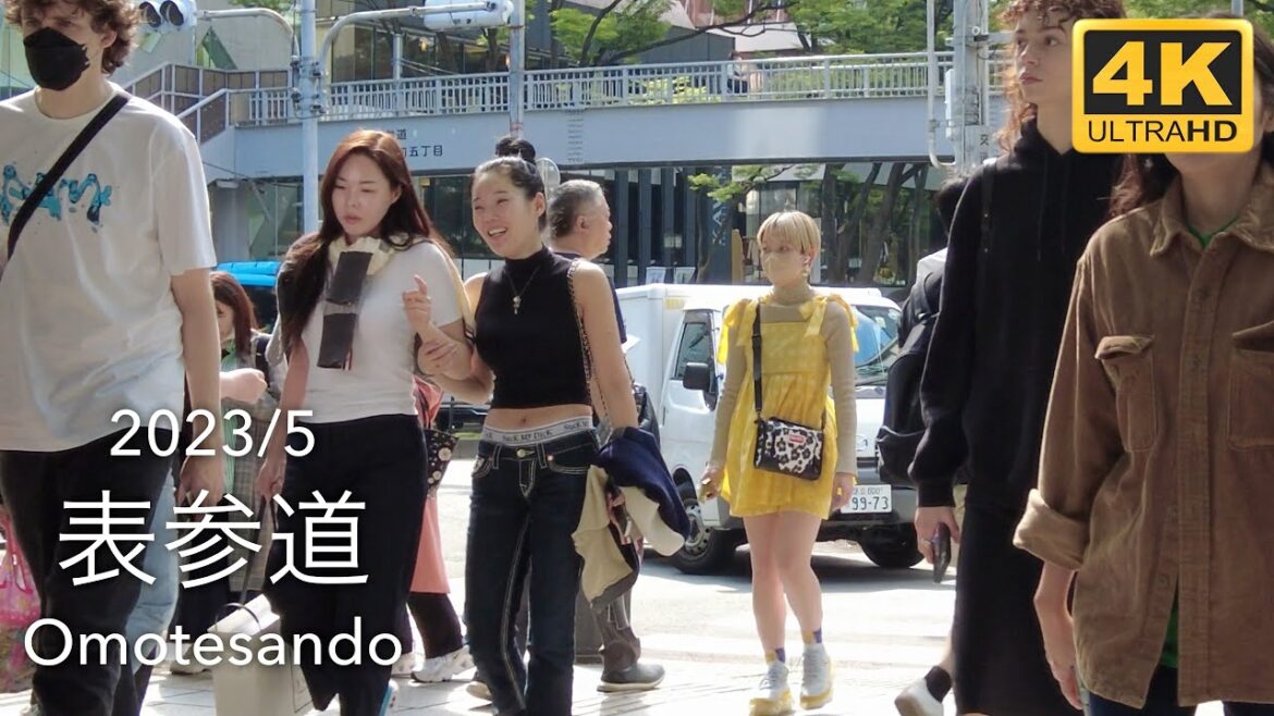 Walk in Tokyo: From Harajuku to Omotesando 原宿から表参道を歩く - 2023/5 Fri.