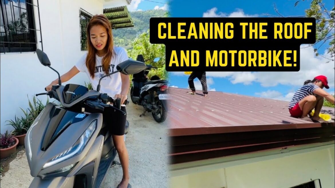 What Happens To The Motorbike, Cleaning The Roof What Happens To The Motorbike, Cleaning The Roof