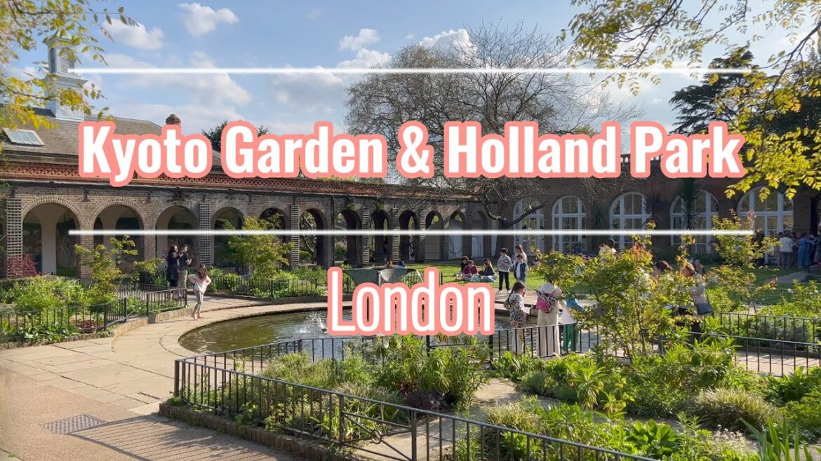 Amazing Kyoto Garden & Holland Park Views in London [4K]
