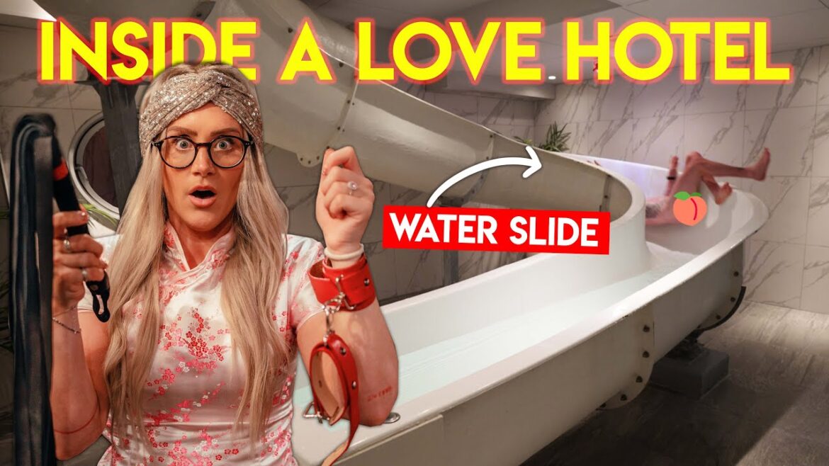 Inside Japan’s LOVE Hotels (WATER SLIDE in our room!!) Inside Japan's LOVE Hotels (WATER SLIDE in our room!!)