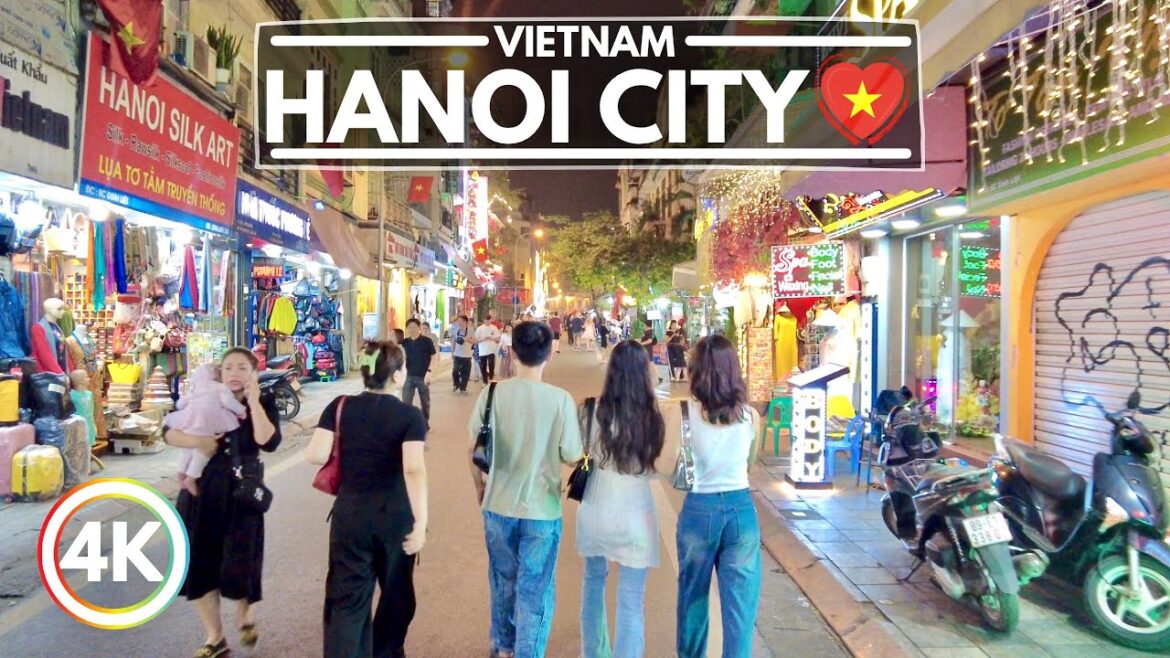 The Magic of Hanoi at Night: A Virtual Walking Tour in April 2023 – Vietnam 4K The Magic of Hanoi at Night: A Virtual Walking Tour in April 2023 - Vietnam 4K