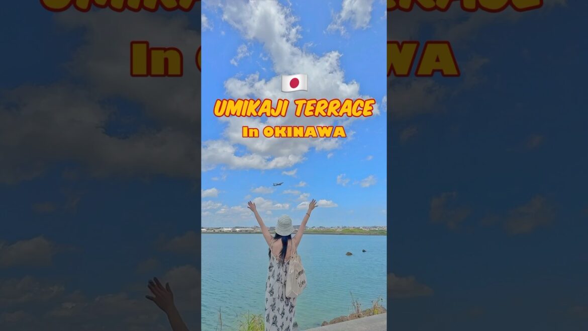 일본 오키나와 여행🏝️ 비행기샷 ✈️ 우미카지 테라스 okinawa umikaji terrace #shorts #japan