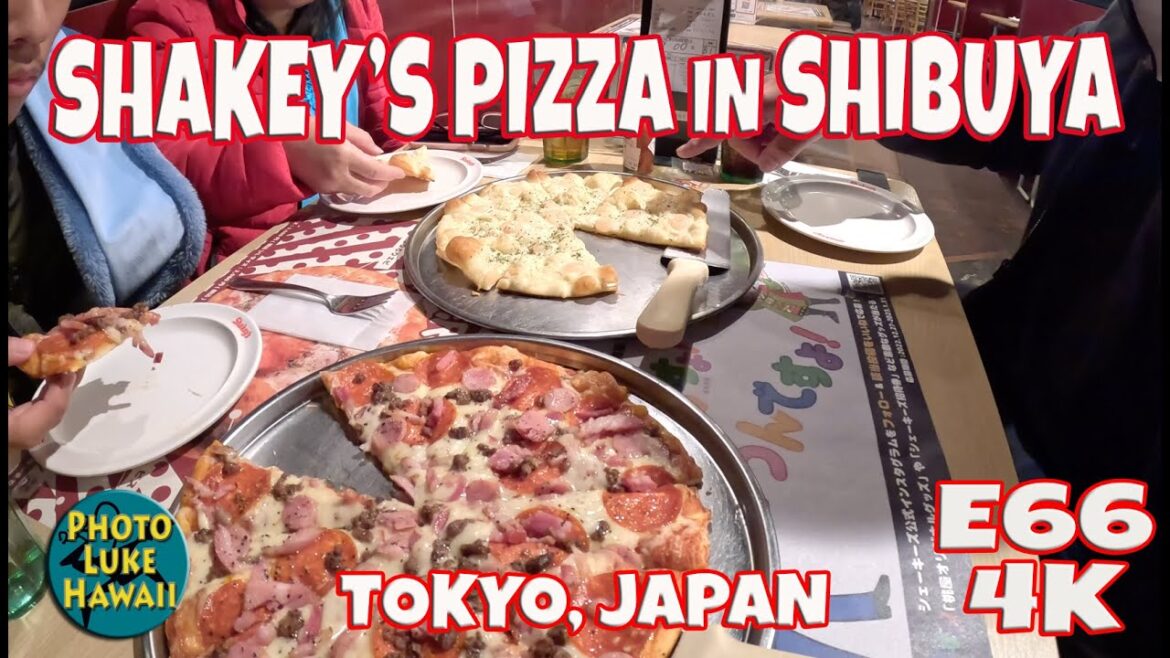 Shakey’s Pizza in Shibuya Japan Style Pizza E66 December 30, 2022 Tokyo Japan Shakey's Pizza in Shibuya Japan Style Pizza E66 December 30, 2022 Tokyo Japan