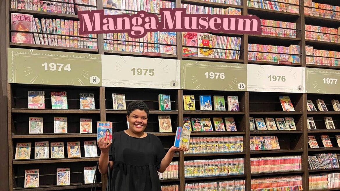 JAPAN VLOG| I Went to the Manga Museum in Kyoto (every manga lover's dream, 1000s of books to read)