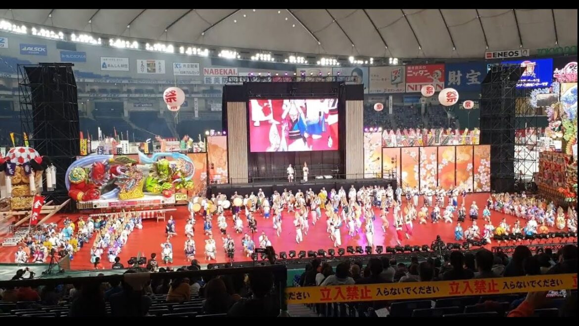 Tokyo Dome Furusato Matsuri Traditional festival walking tour | Tokyo, Japan