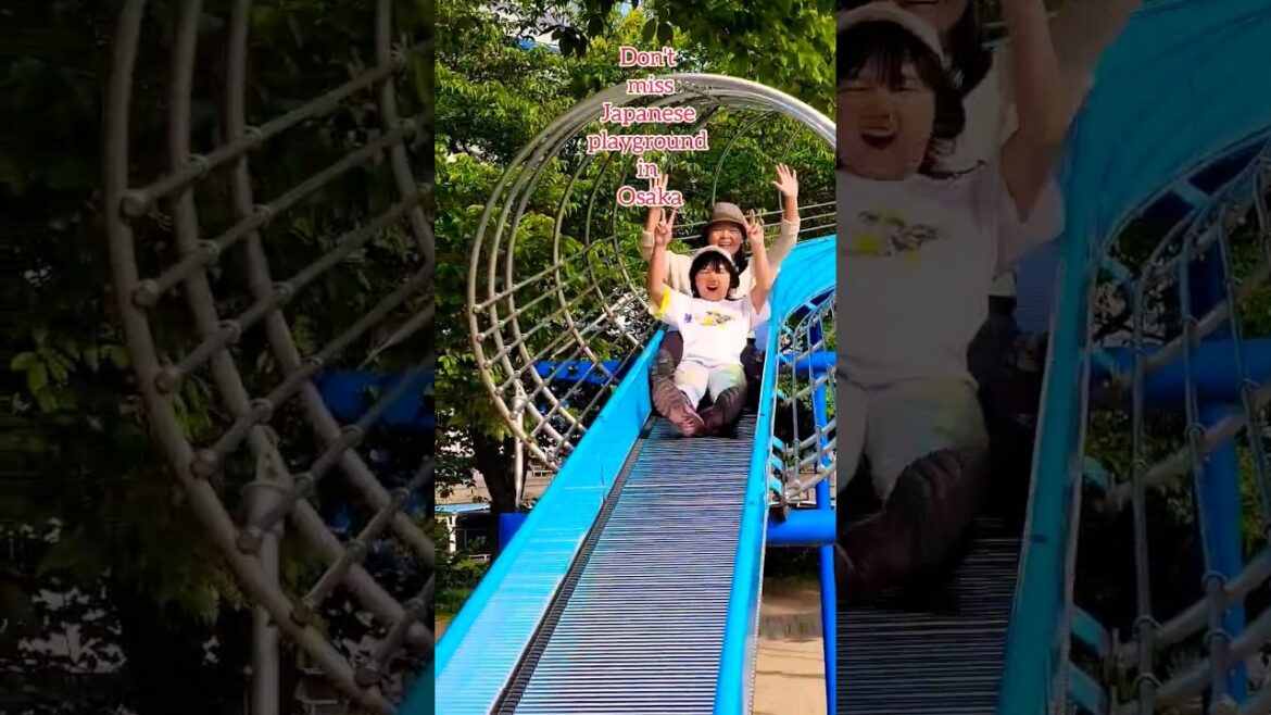 Had a great time in a playground in Osaka #travel in #japan #travelfamily #familytravel