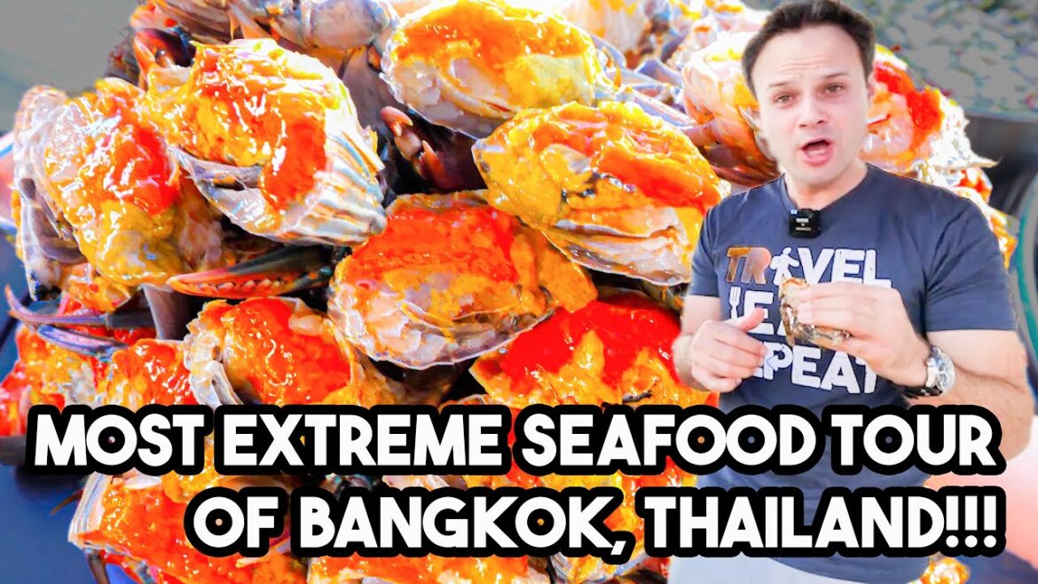 Most EXTREME Seafood Tour of Bangkok, Thailand (INSANE) , 18 Hours of Eating Thai Street Seafood!!!