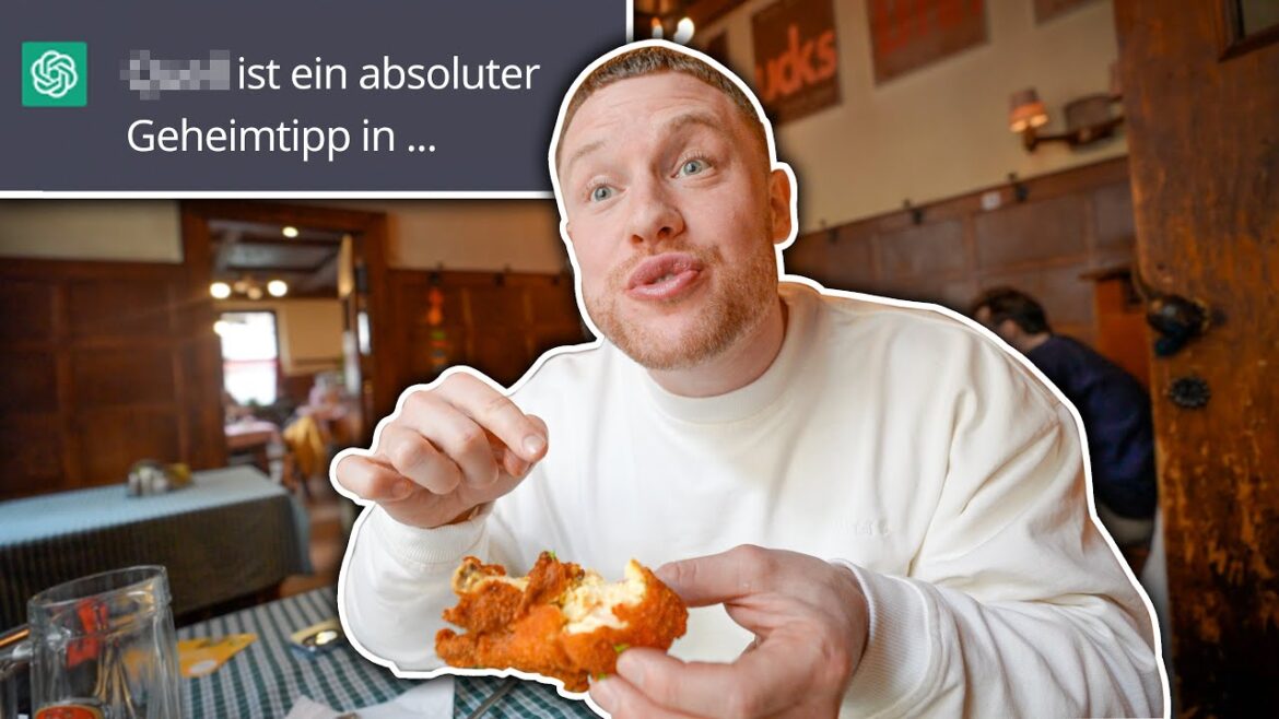 Chat GPT schlägt mir DIESES RESTAURANT in meiner Stadt vor unfassbar lecker 😳 Chat GPT schlägt mir DIESES RESTAURANT in meiner Stadt vor *unfassbar lecker* 😳