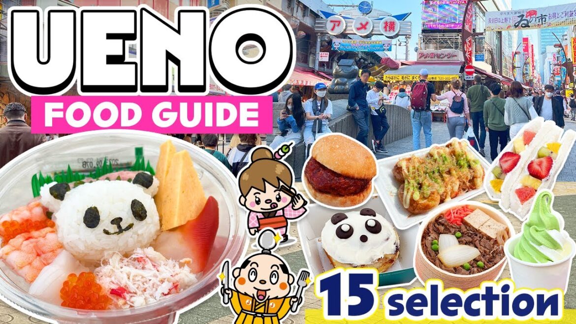 Ueno Tokyo / Japanese Street Food Tour in Ameyoko Market / Japan Travel Vlog