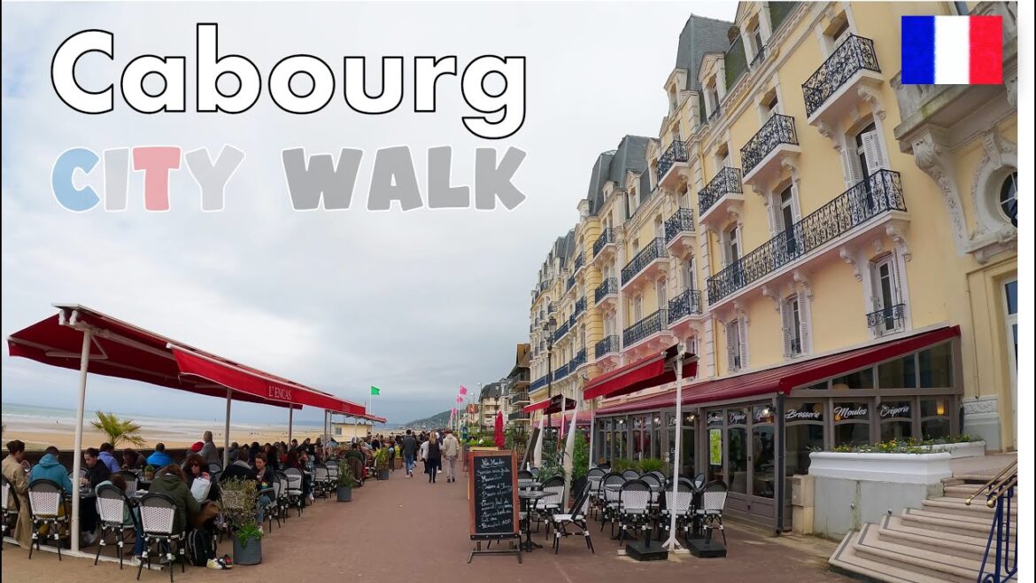 Cabourg Walking Tour 🇨🇵 Cabourg Beach, Walking Tour, Cabourg, Normandie, Walk in Cabourg✨