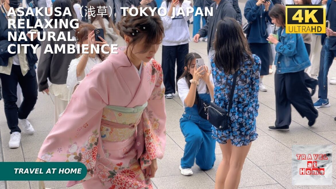 4k hdr japan travel | Walk in Asakusa(浅草)Tokyo japan | Relaxing Natural City ambience 4k hdr japan travel | Walk in Asakusa(浅草)Tokyo japan | Relaxing Natural City ambience