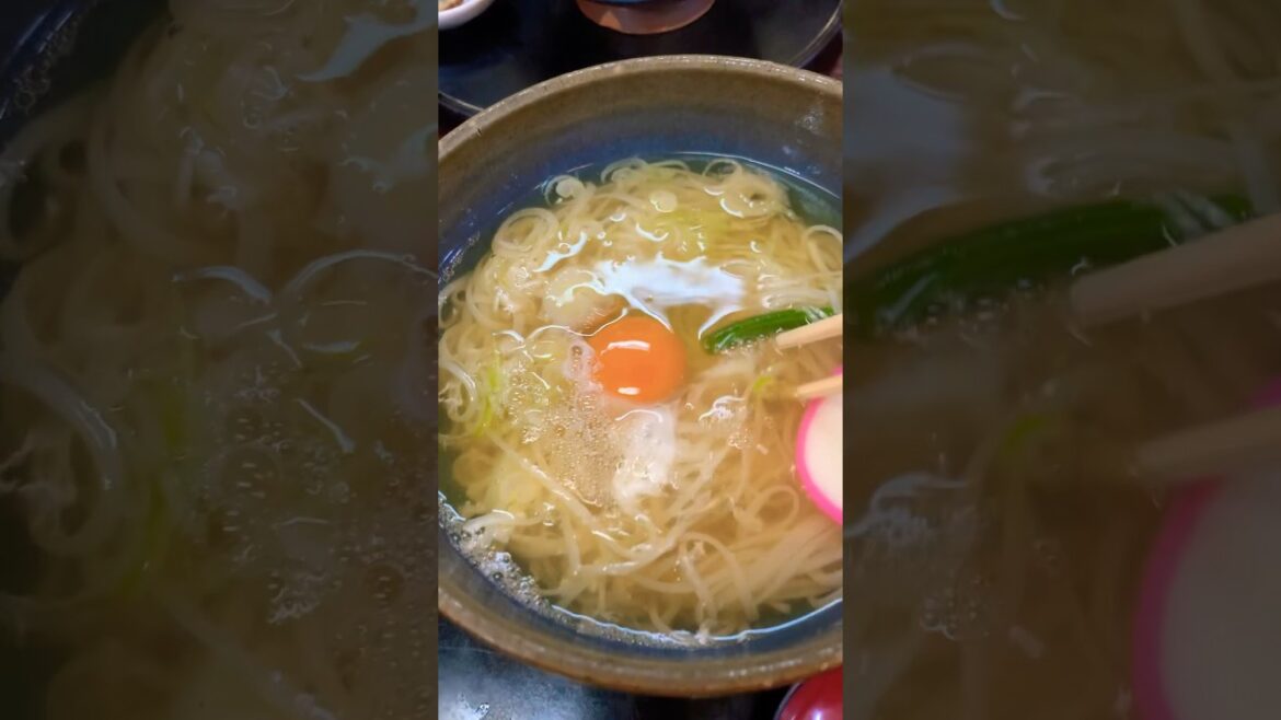 Eating Udon and Smoked Radish in Akita, Japan 😋