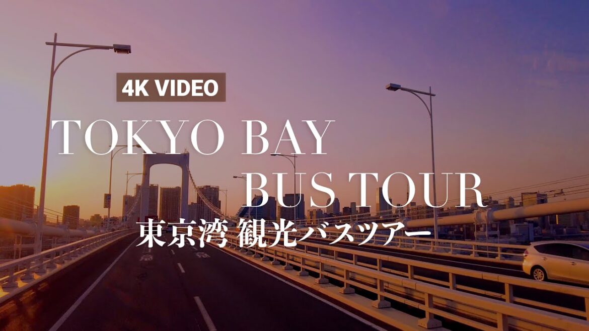 [4K JAPAN] Tokyo Travel Bus Tour: Exploring Tokyo's Hidden Gems, Tokyo Bay, Tokyo Tower #4k60fps