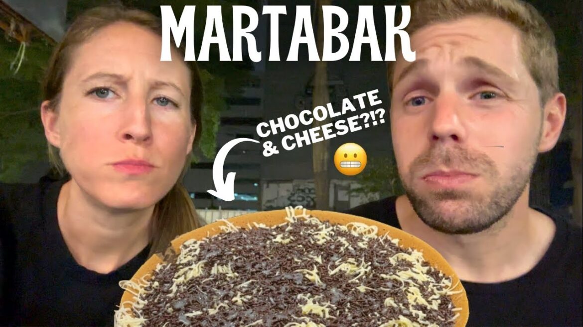 First Time Trying INDONESIAN STREET FOOD in Jakarta: MARTABAK, Bakso, Sate Ayam, and more!