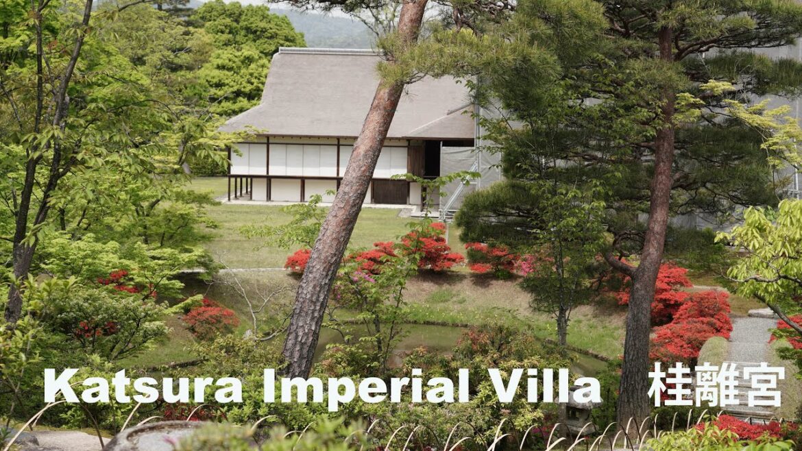 Katsura Imperial Villa, A Beautiful Garden and Tea houses in Kyoto