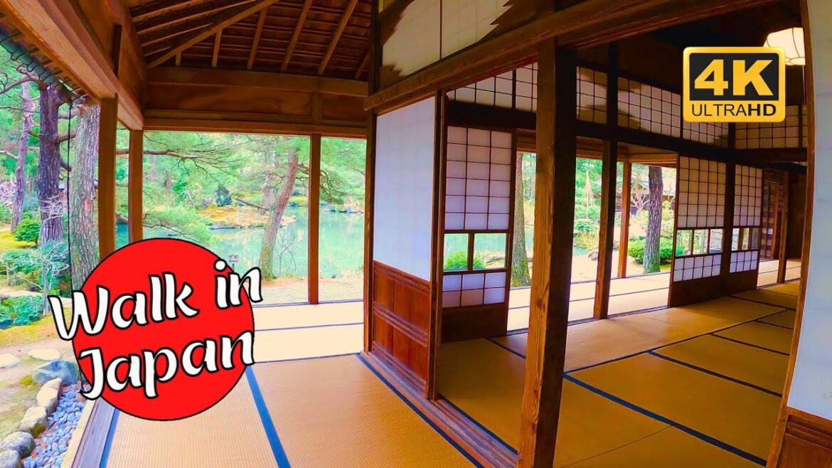 Traditional Garden Estate in Old Castle Town [4K 60FPS]