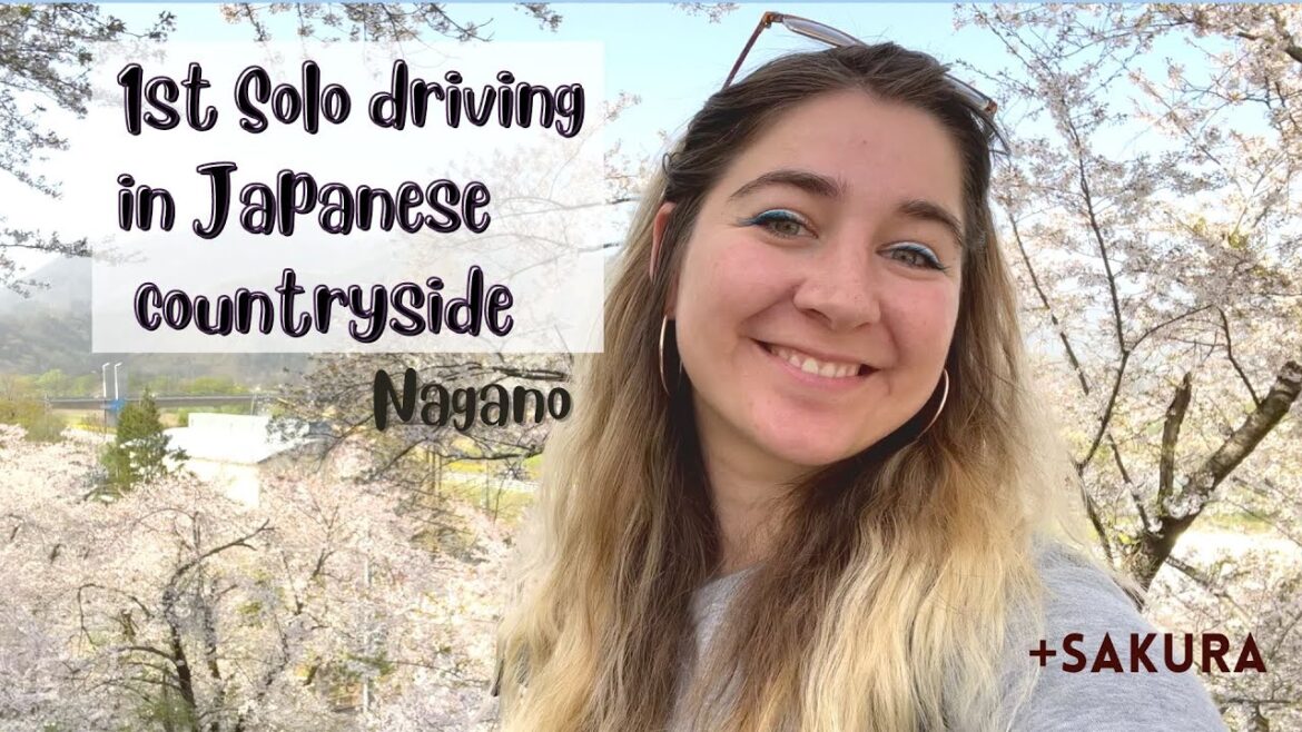 Life and  solo driving in Japanese countryside+ amazing local sakura spot🌸  #Japan #authenticjapan