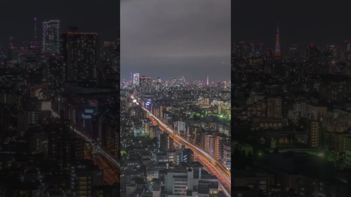 Tokyo Night Hyperlapse | #trending #viral #shorts