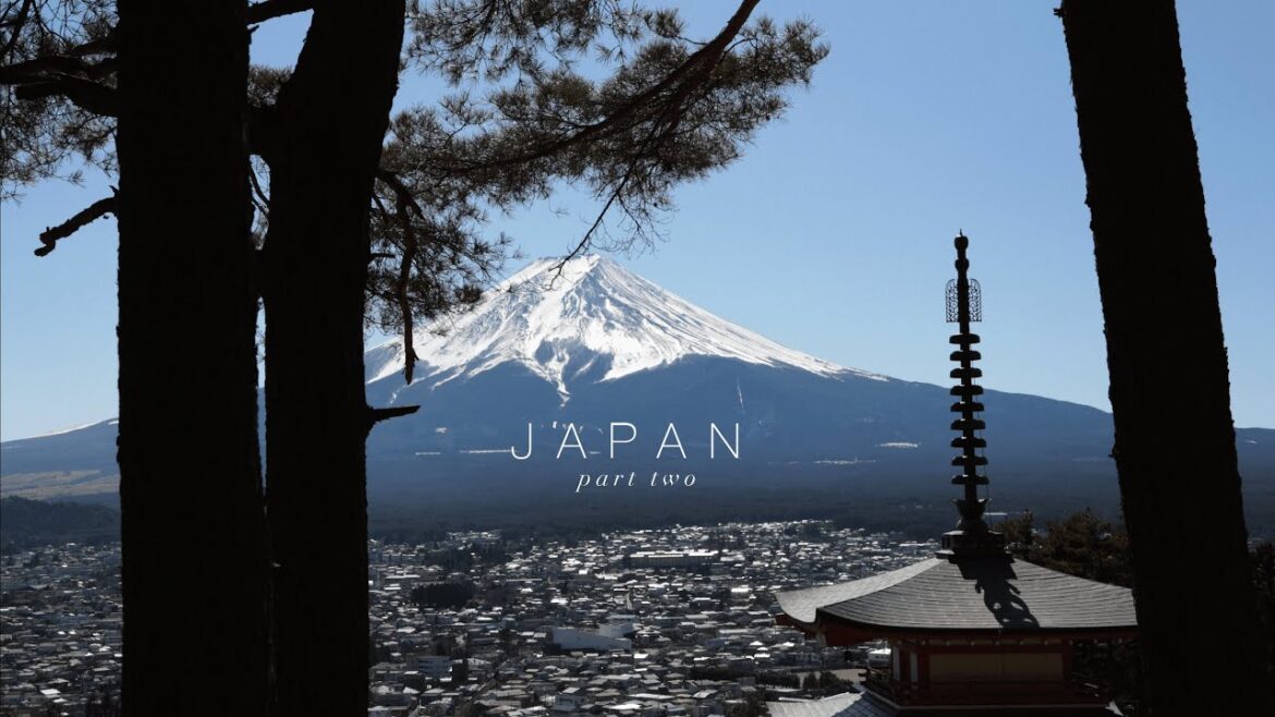 from tokyo to kyoto; chureito pagoda, mount fuji, fujiyoshida 🗻⛩️✨