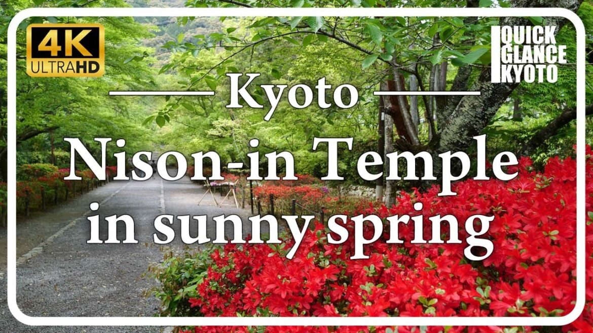 Kyoto, Nison-in Temple in fresh greenery2023. A popular spot with beautiful gardens in Arashiyama. Kyoto, Nison-in Temple in fresh greenery2023. A popular spot with beautiful gardens in Arashiyama.