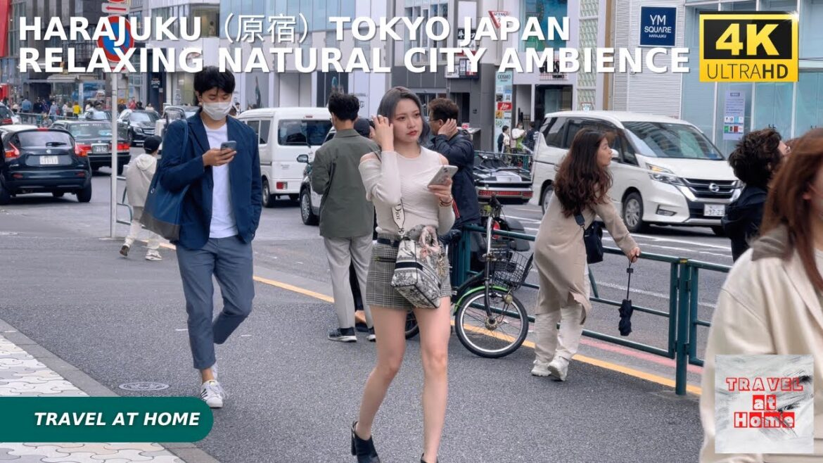 4k hdr japan travel | Walk in Harajuku（原宿）Tokyo japan |  Relaxing Natural City ambience