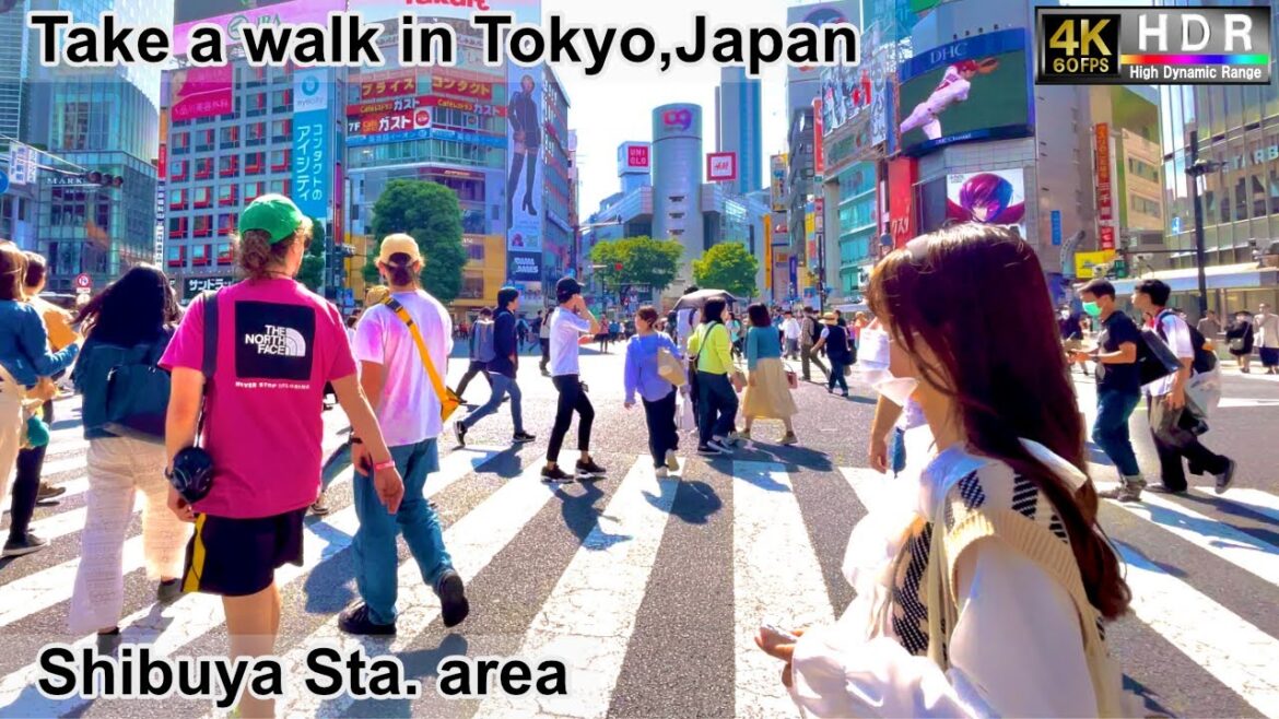 4K 60fps HDR// Take a walk in Tokyo, Japan, Shibuya Scramble Crossing→Shibuya 109→Dogenzaka vicinity 4K 60fps HDR// Take a walk in Tokyo, Japan, Shibuya Scramble Crossing→Shibuya 109→Dogenzaka vicinity