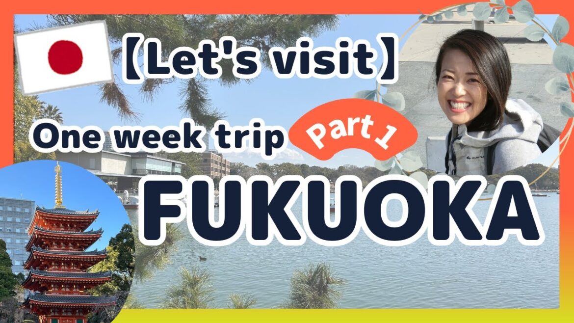 Fukuoka & Nagasaki's Must-See Sights in a 7-Day Trip (Part1)【Vlog & Listening】