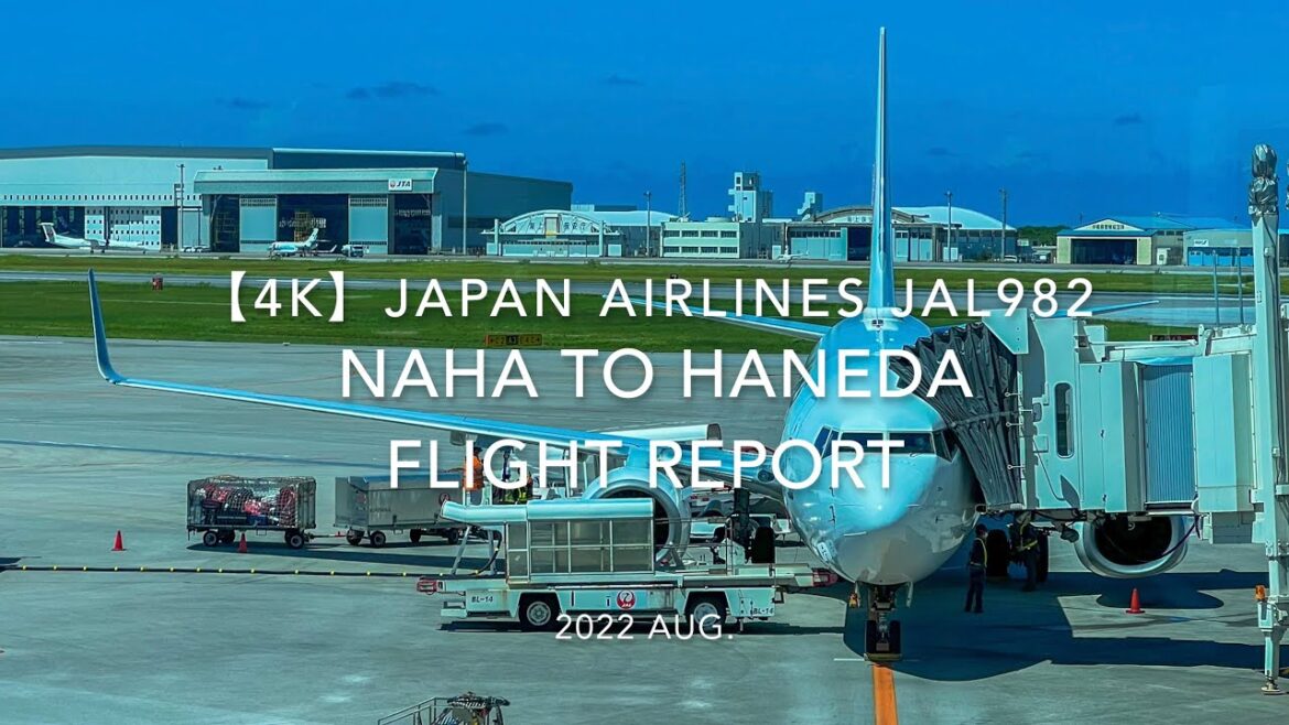 【Flight Report 4K】2022 Aug JAPAN AIRLINES JAL982 NAHA to HANEDA 日本航空 那覇   羽田 搭乗記