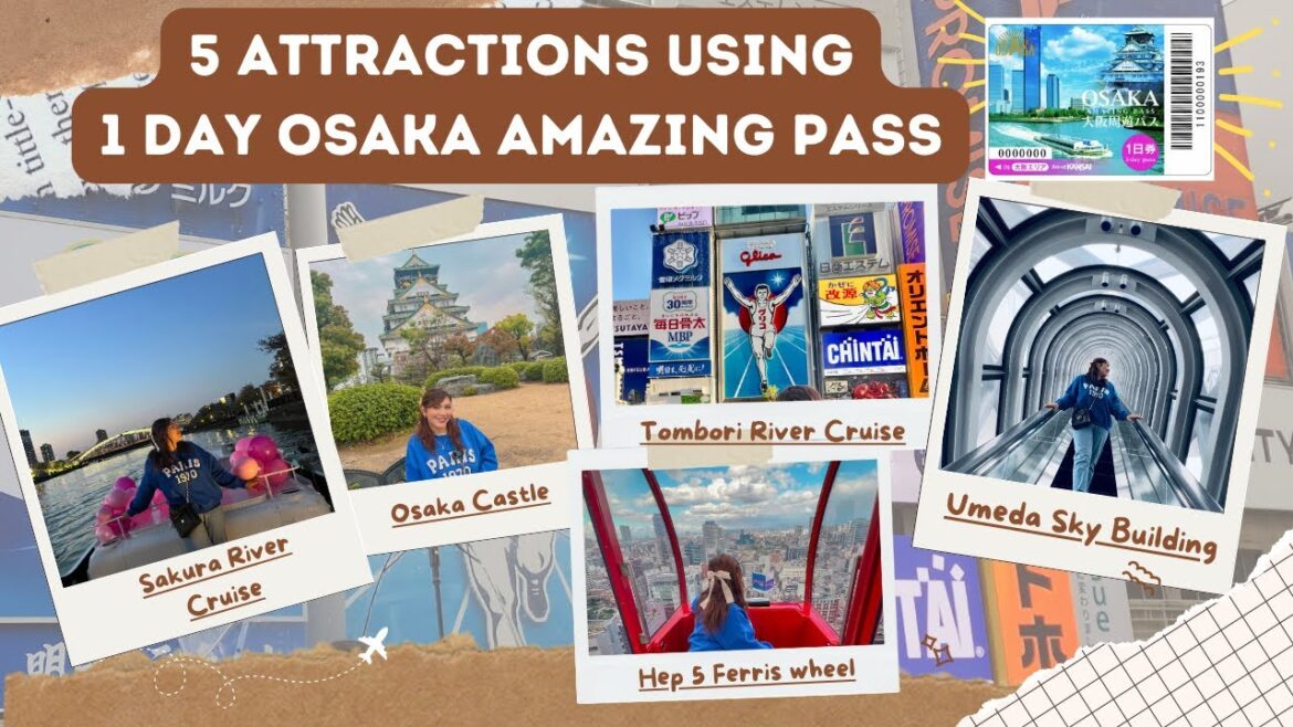 5 Attractions using 1 Day Osaka Amazing Pass | Shaivs Travel Vlog