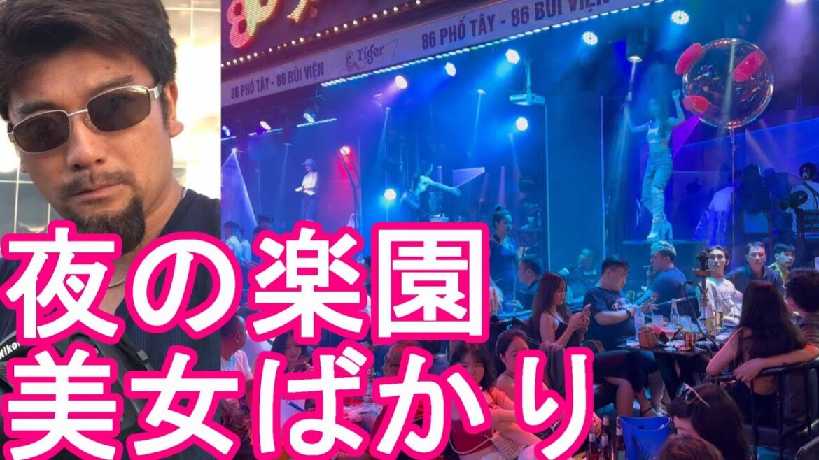 ベトナム・ホーチミンの夜の繁華街(歓楽街)ブイビエン通り、デタム④タイのバンコクのカオサン通りと同じくバックパッカーの聖地!Bui Vien street,Hochiminh city,Vietnam ベトナム・ホーチミンの夜の繁華街(歓楽街)ブイビエン通り、デタム④タイのバンコクのカオサン通りと同じくバックパッカーの聖地!Bui Vien street,Hochiminh city,Vietnam