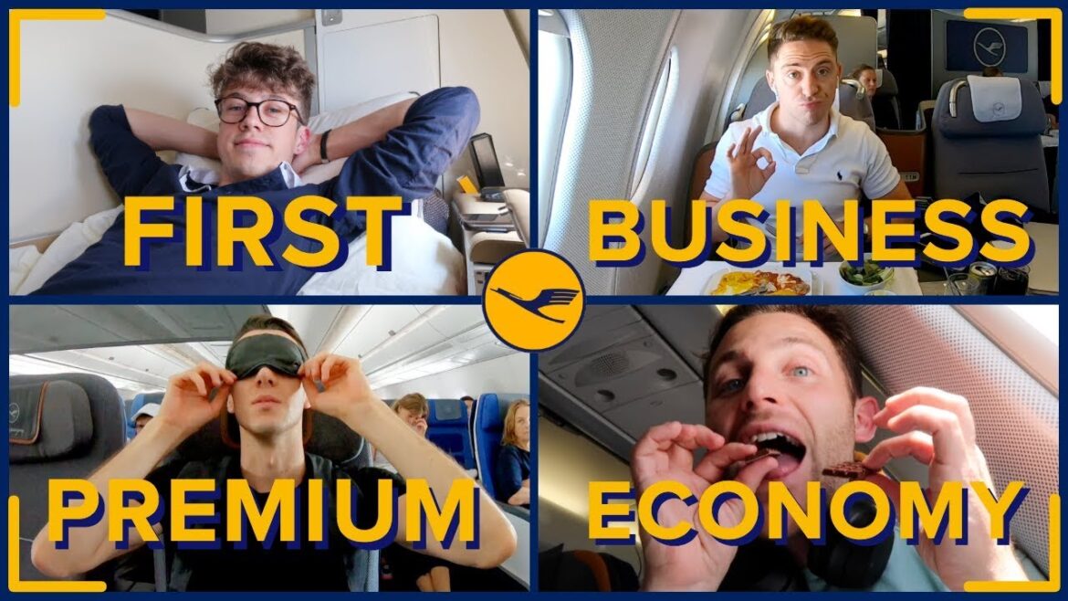 Flying With LUFTHANSA In All Four Classes: First Class, Business, Premium & Economy Flying With LUFTHANSA In All Four Classes: First Class, Business, Premium & Economy