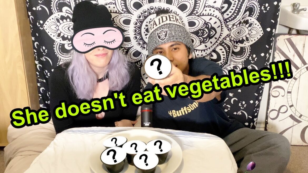 Blindfolded Vegetable Taste Test! *GAG WARNING*