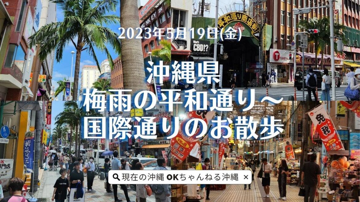 沖縄・平和通り～国際通りのお散歩 2023/5/19