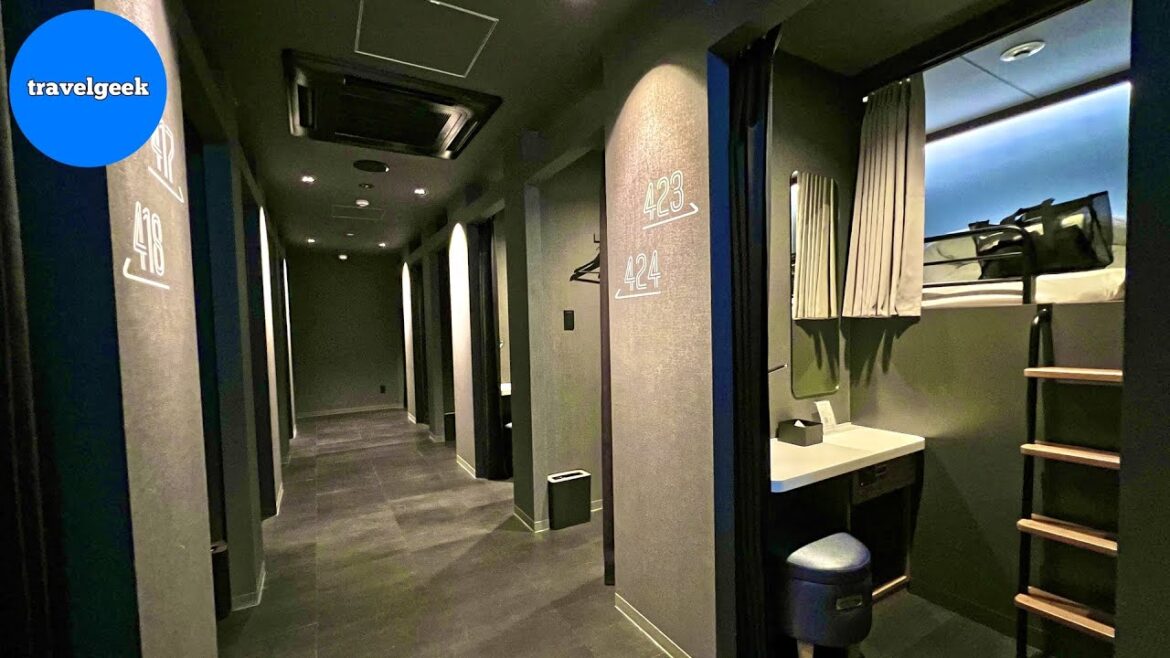 Japan’s $18 Unmanned Capsule Hotel Inside a Train Station! | Hotel B4T Iwaki Japan's $18 Unmanned Capsule Hotel Inside a Train Station! | Hotel B4T Iwaki