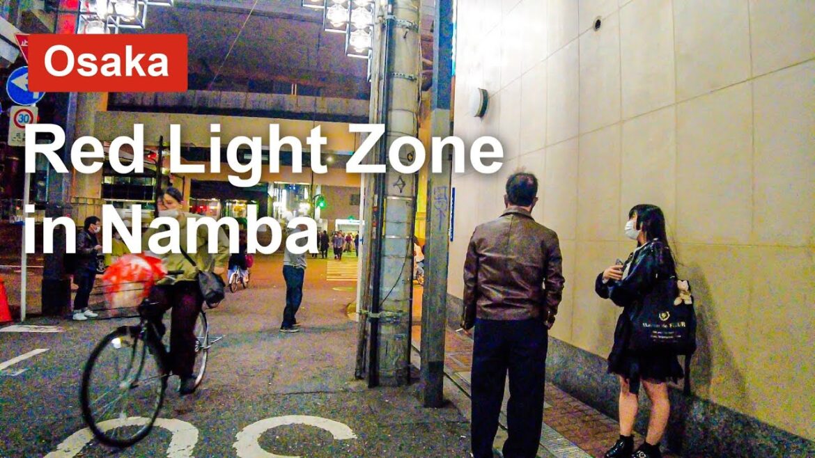 【Osaka 💖】Walk Japan - Namba Red Light Zone Walk【4K】오사카 โอซาก้า