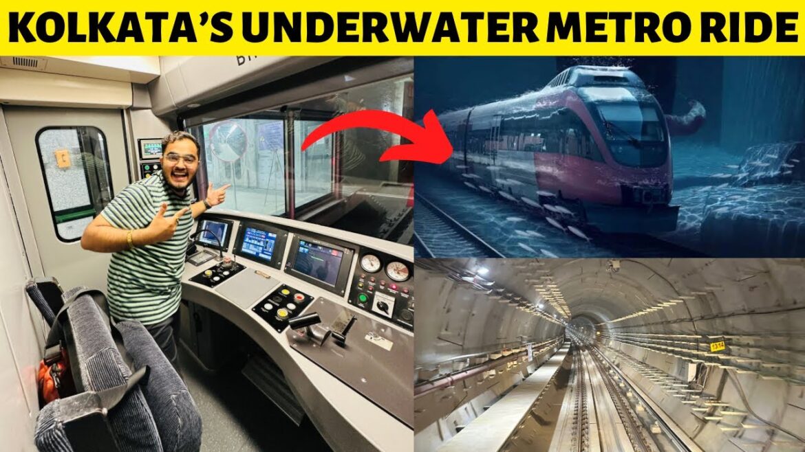 India’s First Underwater Metro Journey below Hooghly River | Kolkata Metro | Incredible India