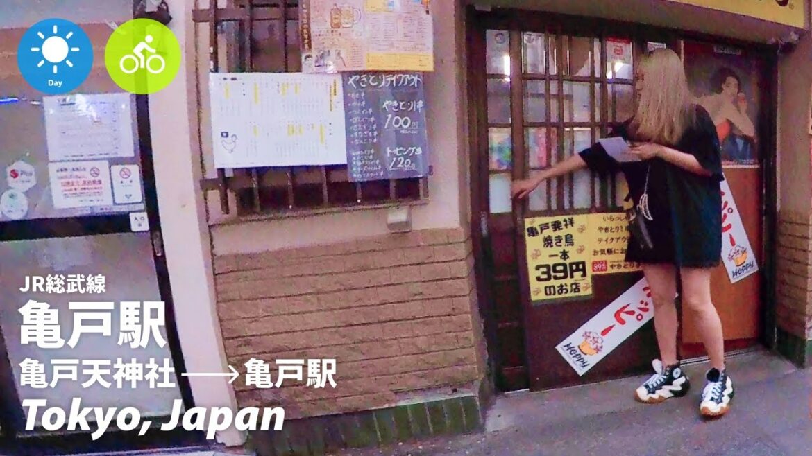 ⁴ᴷ Tokyo: Kameido Station (亀戸駅) - Japan Walking Tour (May, 2023)