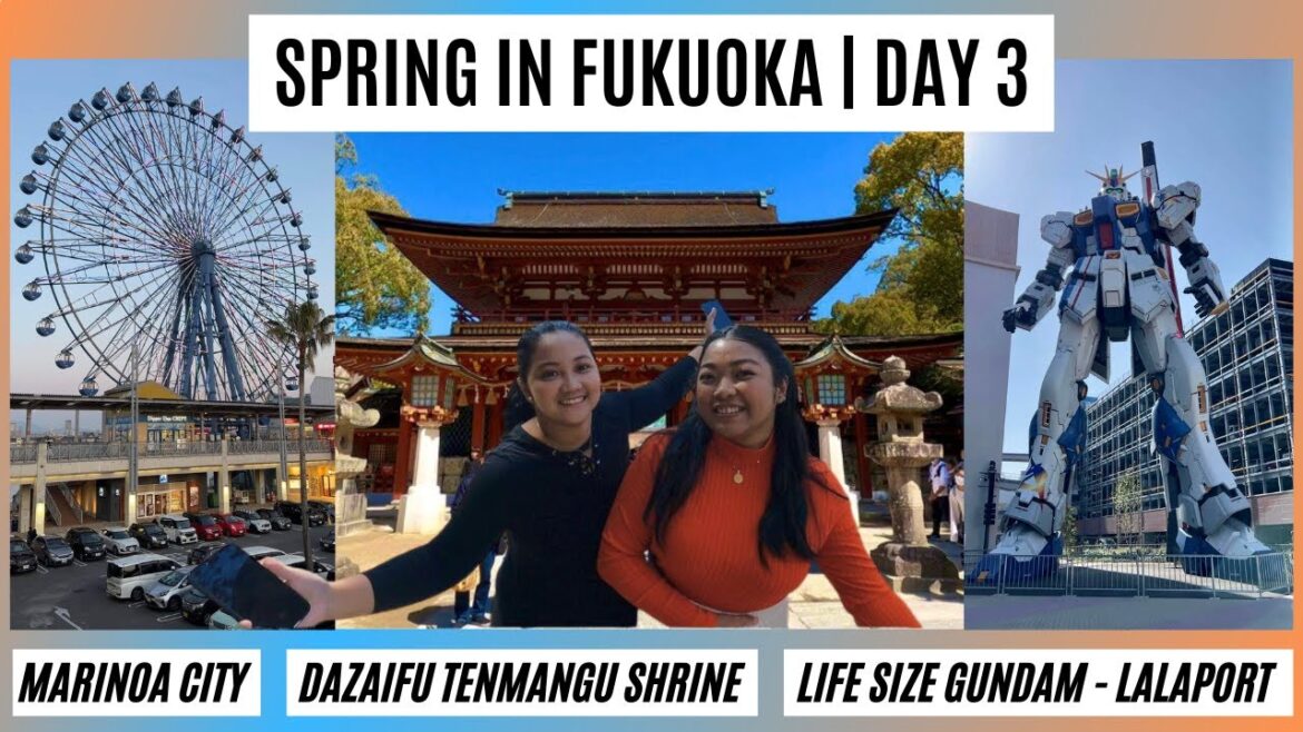 Spring 2023 Fukuoka Day 3| Dazaifu Tenmangu Shrine, Gundam at Lalaport, Marinoa City Outlets Spring 2023 Fukuoka Day 3| Dazaifu Tenmangu Shrine, Gundam at Lalaport, Marinoa City Outlets