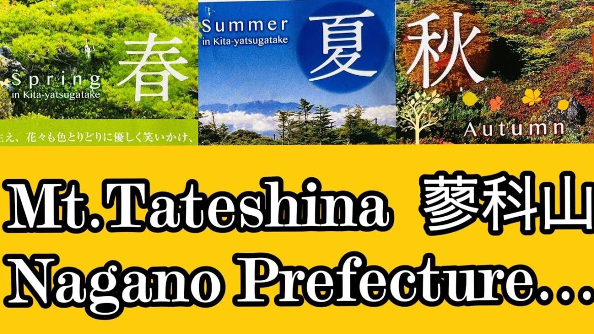 Hiking at Mt.Tateshina 蓼科山ハイキング of Nagano Prefecture 長野県 Japan 日本