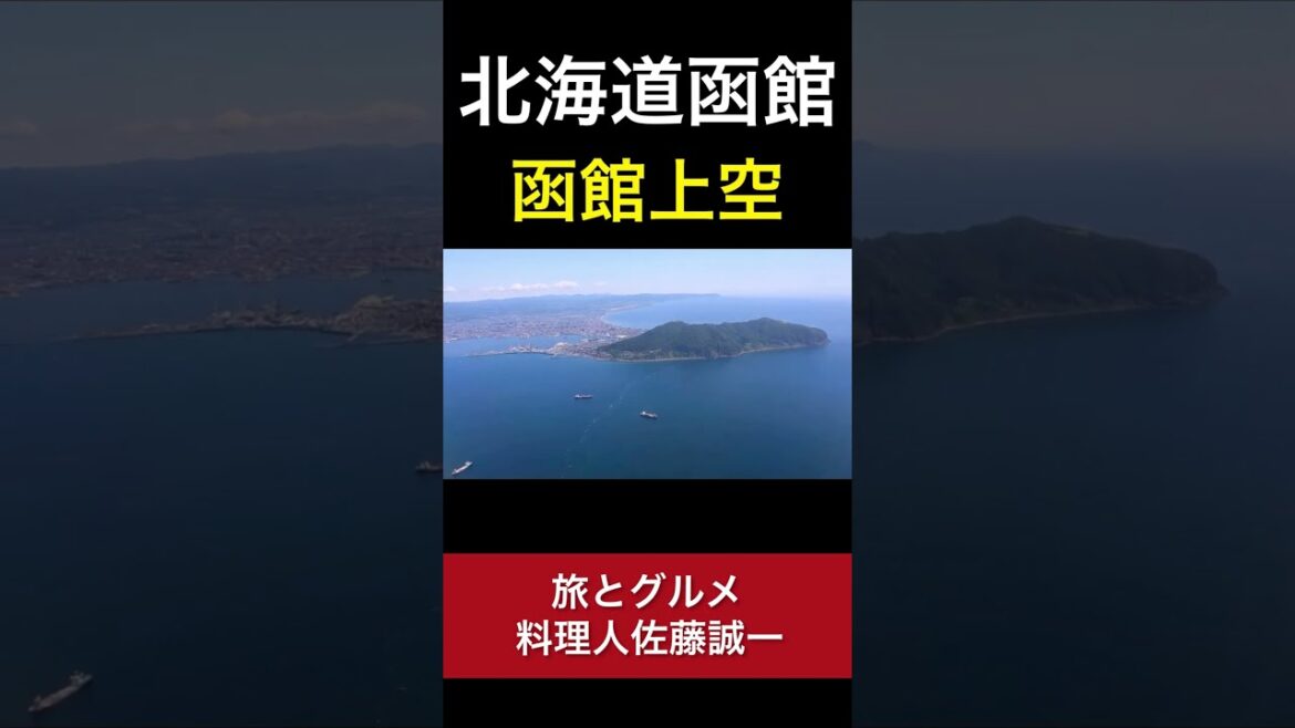 【函館空港】夜景も驚く！？最高の景色 飛行機から眺める天気に恵まれた幸運 『北海道#3』函館観光 #Shorts