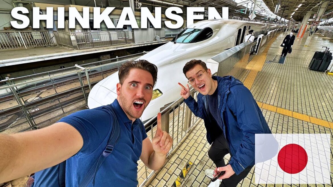 We Took Japan's FASTEST BULLET TRAIN (Osaka to Hiroshima😱)