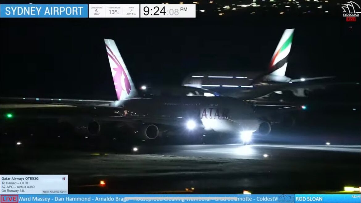 ๐ด LIVE – NIGHT Plane Spotting @ Sydney Airport Air Traffic Control Tower w/Kurt + ATC! ๐ด ๐ด LIVE - NIGHT Plane Spotting @ Sydney Airport Air Traffic Control Tower w/Kurt + ATC! ๐ด