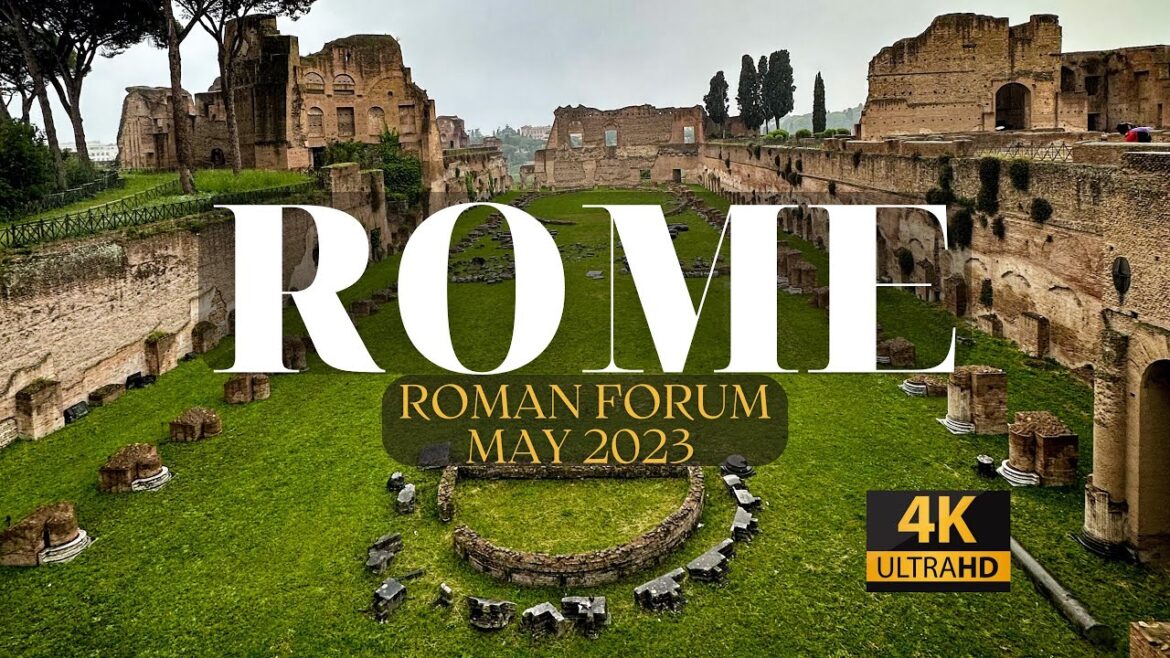Roman Forum, Rome 🇮🇹4K Walking Tour- May 2023