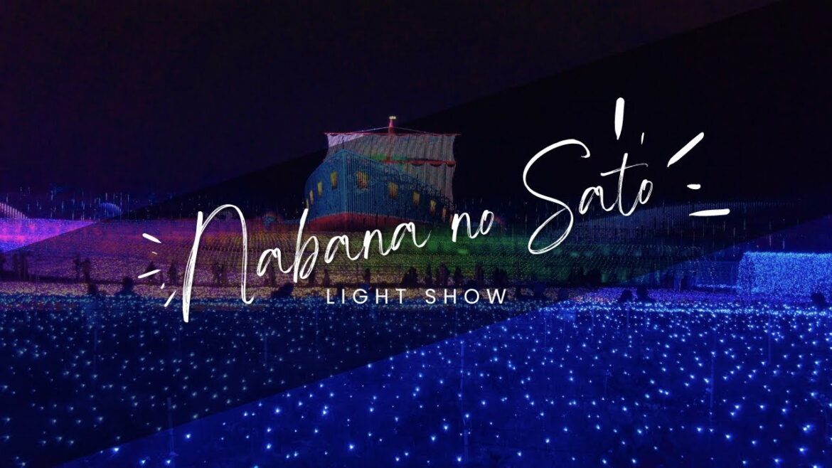 Sky Sailing Ship - A Magical Light Show at Nabana no Sato