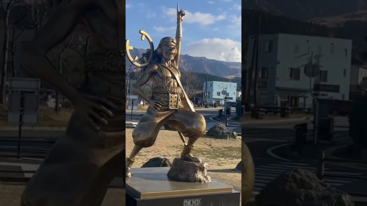 ONE PIECE！ウソップに会える！USOPP！海賊王をめぐるゲーム動画もあります！阿蘇駅